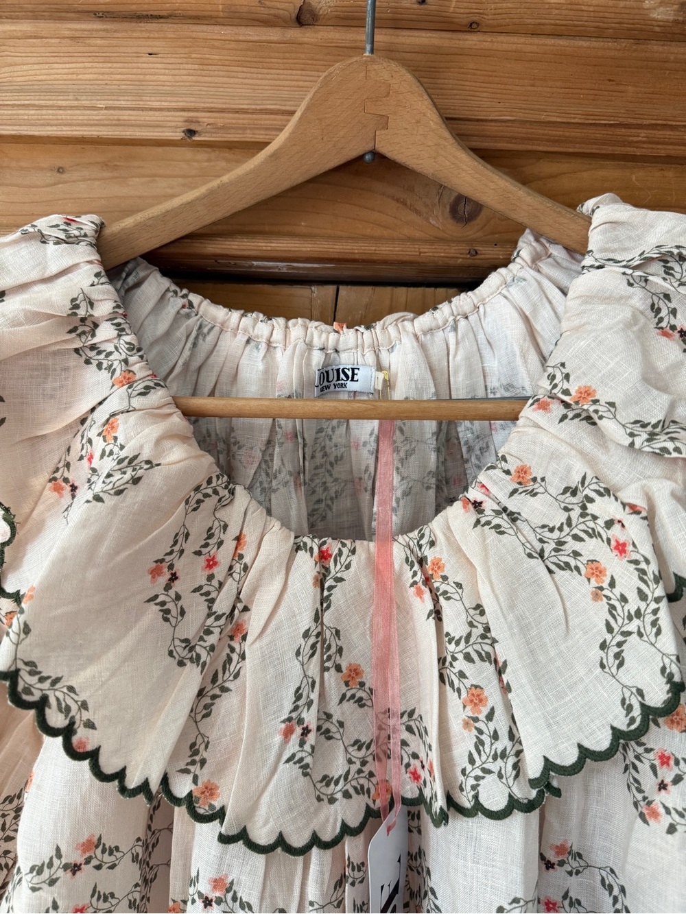 Louise New York Dylan Dress in Floral Trellis - Picture 3 of 3
